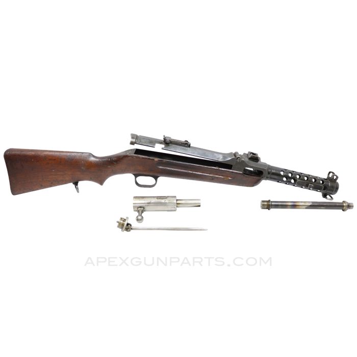 MP-34 SMG Parts Kit, w/ 8" Barrel, 9x19 *Very Good* 