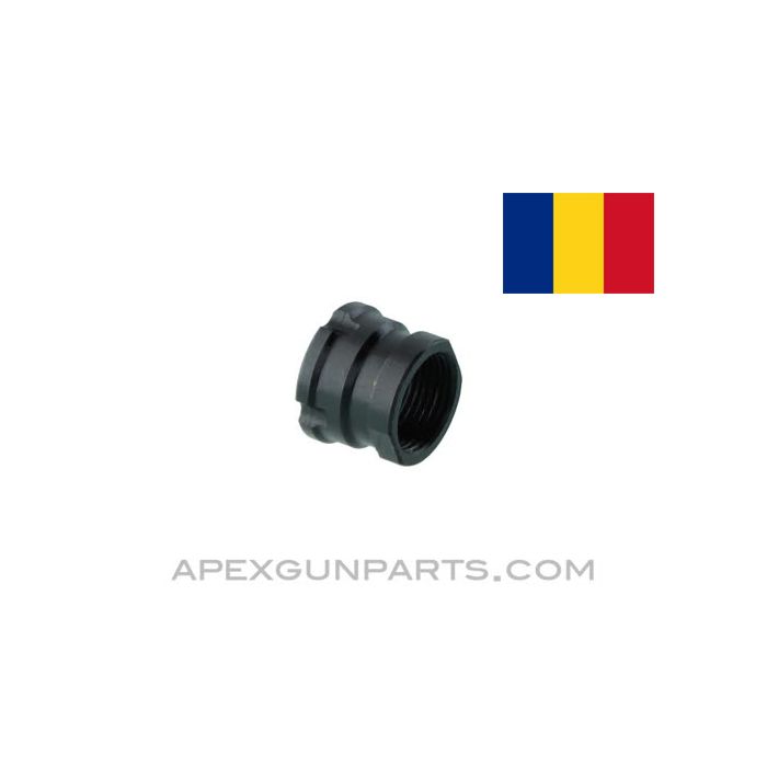 Romanian AKM Muzzle Nut, Blued, 7.62x39, *NEW*