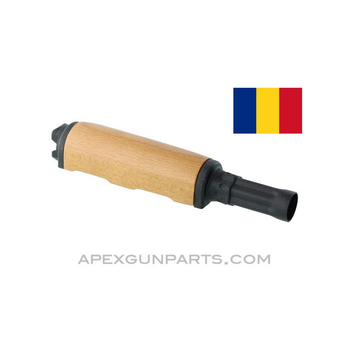 Romanian AKM Gas Tube with Wooden Upper Handguard, Blued, 7.62x39, *NEW* 