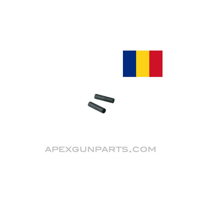 Romanian AKM Front Sight Block / Gas Block Pins (fits both), Set of 2, 7.62x39, *NEW* 