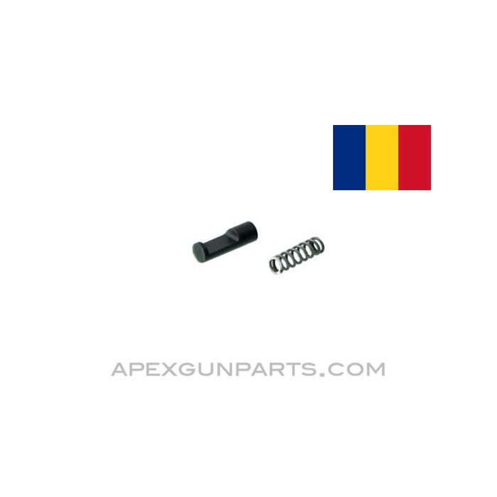 Romanian AKM Front Sight Detent & Spring, 7.62x39, *NEW* 