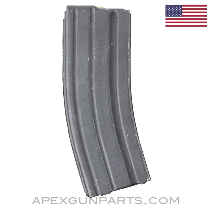 AR-15 / M16 Magazine, 30rd, Green Follower, 223/5.56 *Good*