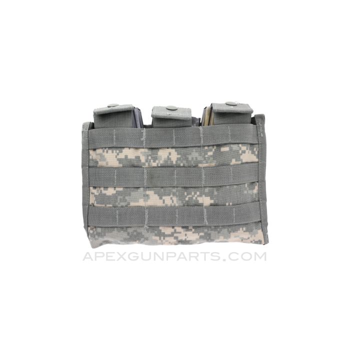 MOLLE II Triple Magazine Pocket, Pouch, ACU Digital Camo *Good*