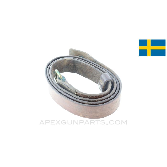 Swedish Mauser Sling, Leather, No Clasp *Good*