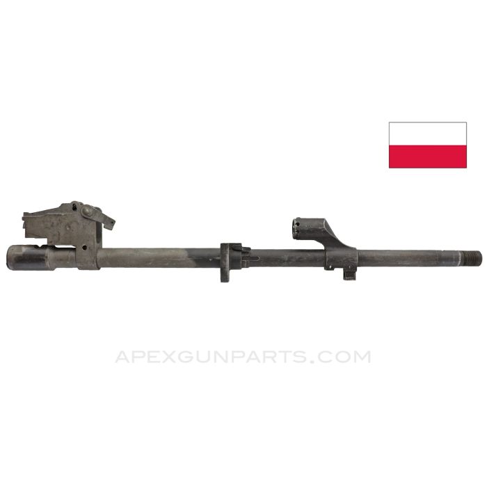 Polish AK-47 Barrel Assembly, 16", Chrome Lined, Cold Hammer Forged, No FSB *Very Good*