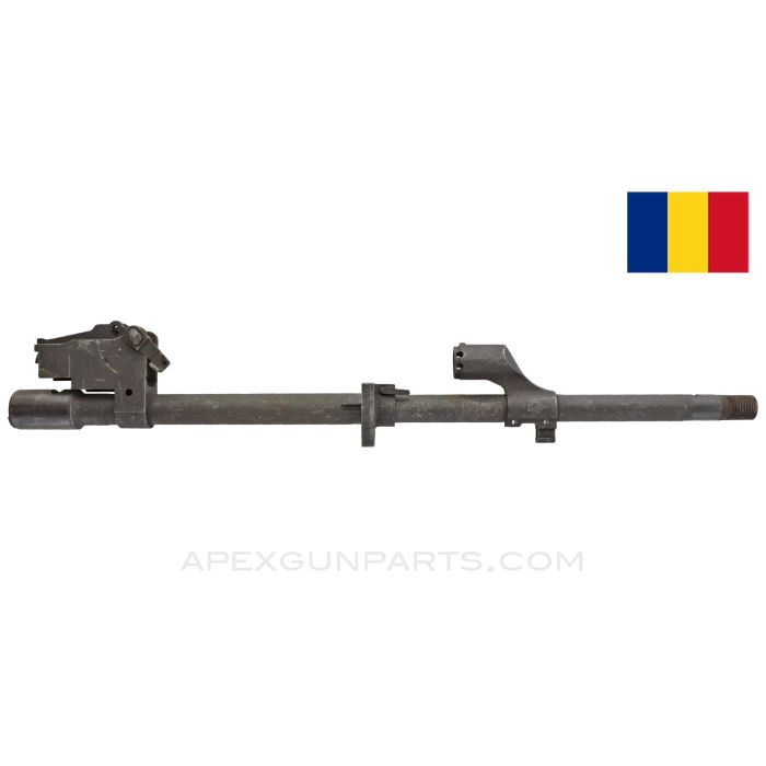 Romanian AK-47 / AKM Barrel Assembly, 16", Chrome Lined, Cold Hammer Forged, No FSB, 7.62X39 *Good*