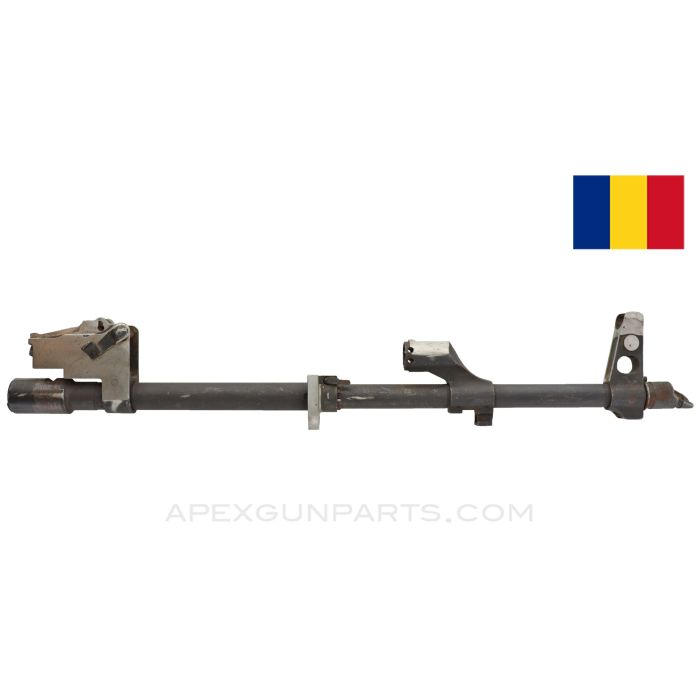 Romanian AK-47 Barrel Assembly, 16", "G" Marked, Chrome Lined, Cold Hammer Forged, 7.62X39 *Good*