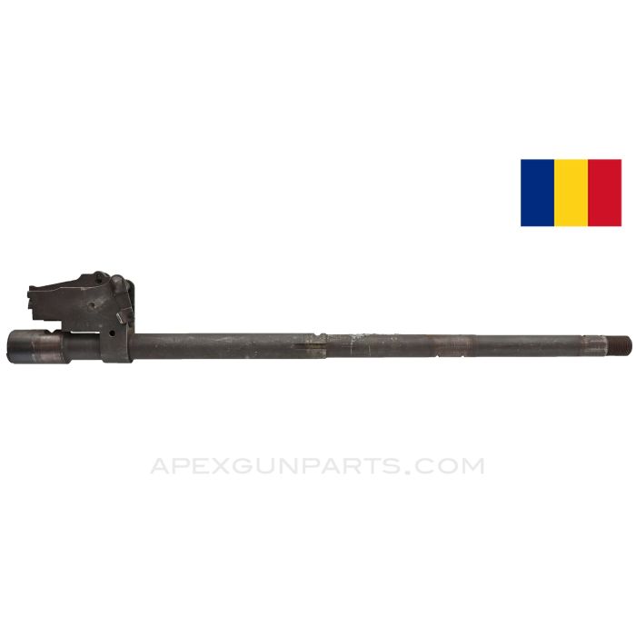 Romanian AK-47 / AKM Barrel, 16", w/ Rear Sight Block, Chrome Lined, Cold Hammer Forged, 7.62X39 *Good*