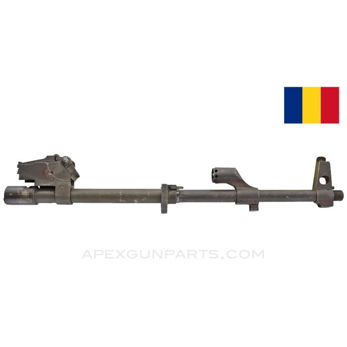 Romanian AK-47 / AKM Barrel Assembly, 16", Chrome Lined, Cold Hammer Forged, Broken FSB Ear, 7.62X39 *Very Good Bore* 