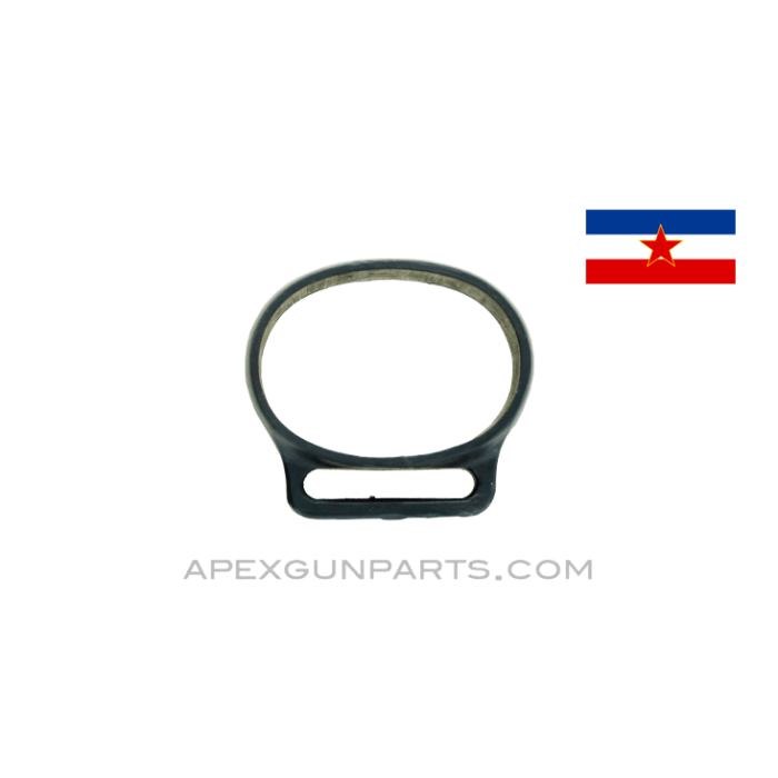 Yugoslavian M48 Mauser Lower Barrel Band w/ Sling Bar, Milled *Good*