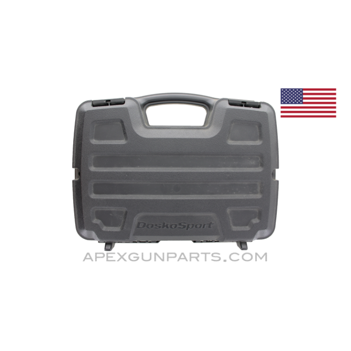Dosko Sport Pistol Case, Foam Lined, Black *Excellent*