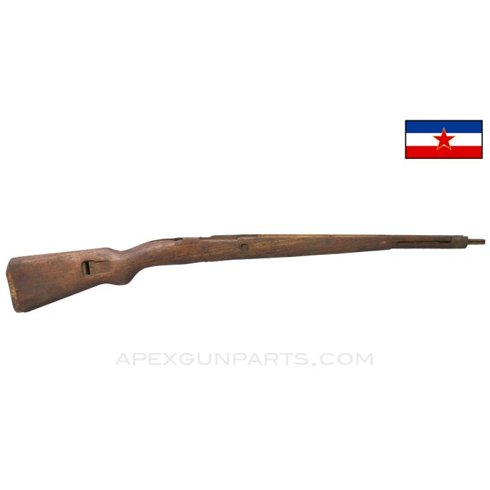 Yugoslavian M48 Mauser Stock, 37.5" with 1.75" Bayonet Stud, Wood *Fair*