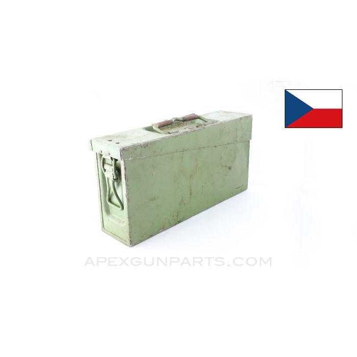 Czech ZB-37 Ammo Can, w/ Carry Handle, No Belt Alignment Insert *Good*