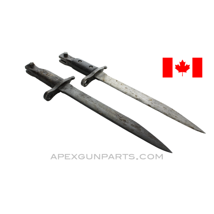 Ross MKII Bayonet, Type 2, No Scabbard, Canadian, *Good* 