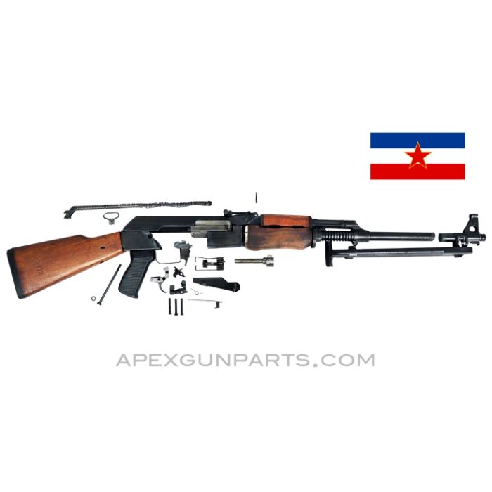 Yugoslavian M72/ M64 (RPK) Part Set, Milled, 7.62x39 *Good*
