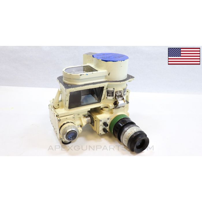 M36E1 Commanders Periscope Assembly W/Daylight Sight and Passive Elbow Sight For M60 Series Tank Cupola *Very Good* 