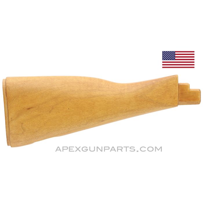 AK-47 / AKM Basswood Buttstock, US Made 922(r) Compliant  *NOS* 