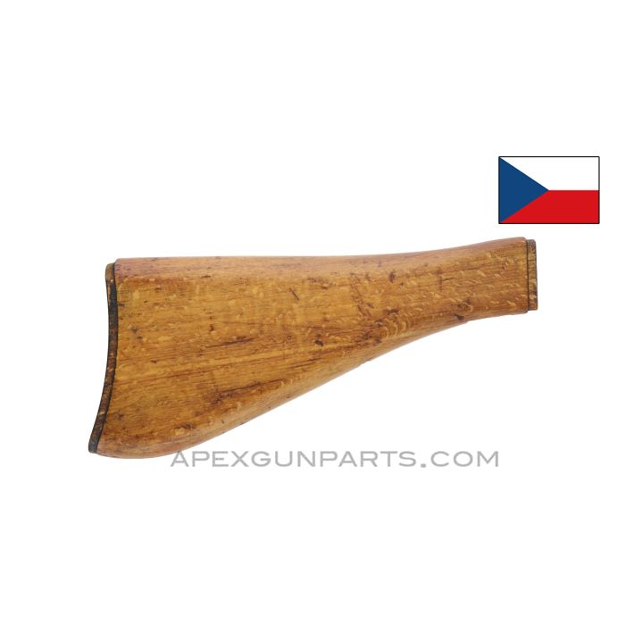 Czech VZ-58 Buttstock, Stripped Of All Metal Parts, Wood *Good* 