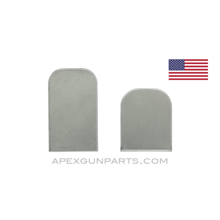 AK-47 Milled Receiver Cover Plates, Front & Rear Set, *NEW* 