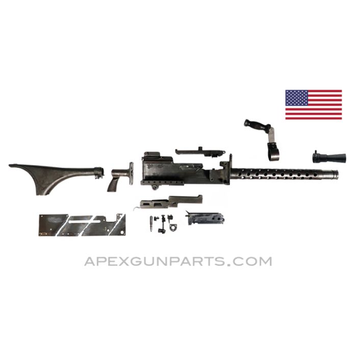 Browning 1919A6 Parts Kit w/Stock, Carry Handle & Torch Cut RHSP, No Bipod, Chrome Plated Trunnion, USGI .30-06 