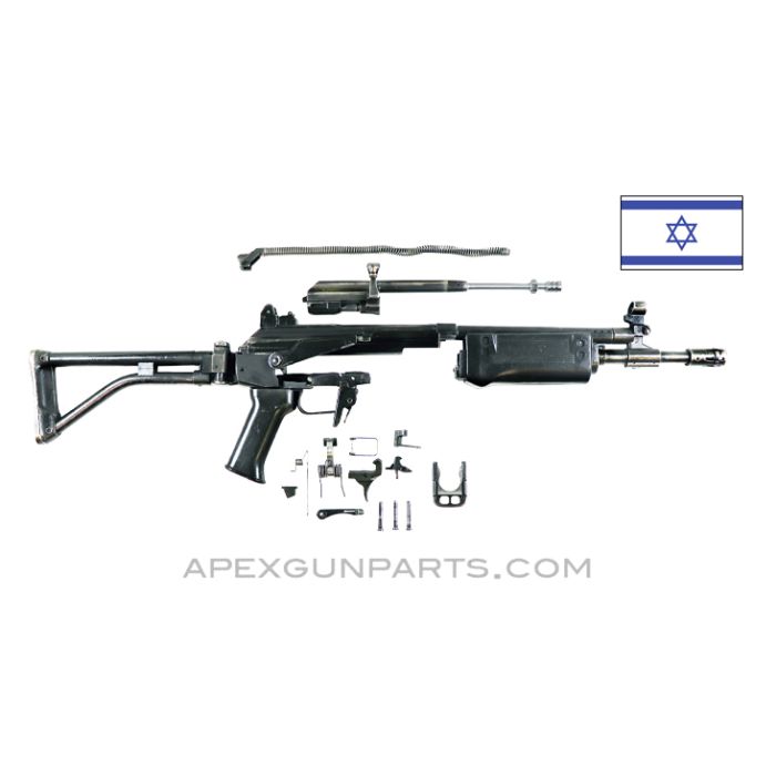Galil SAR Parts Kit, Side Folder With Polymer Handguards, IMI Israel .223 / 5.56x45 NATO *Good*