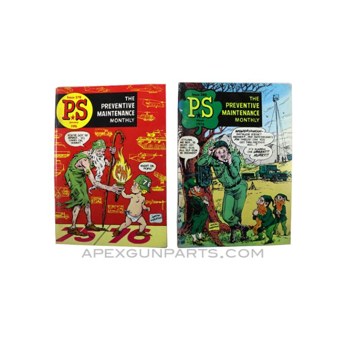 US Army technical bulletins 1976 PS The Preventive Maintenance Monthly #280, #278 *Very Good* condition