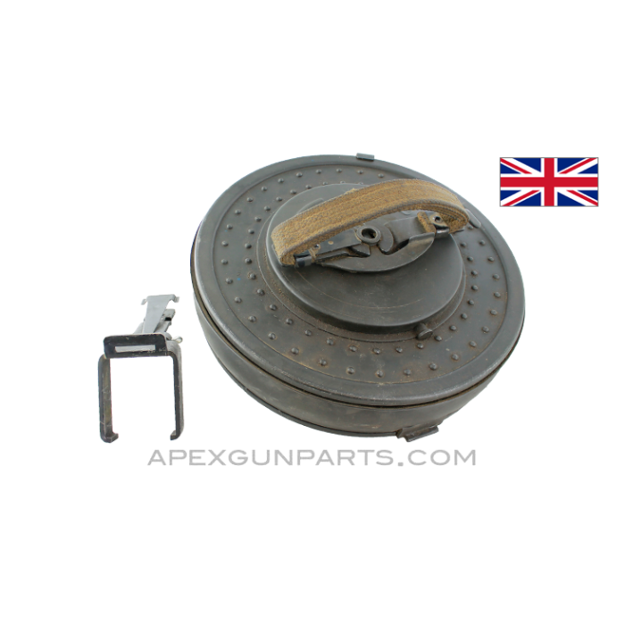 BREN LMG Drum Magazine MK1, 100rd, With Adapter, .303 British *Very Good* 