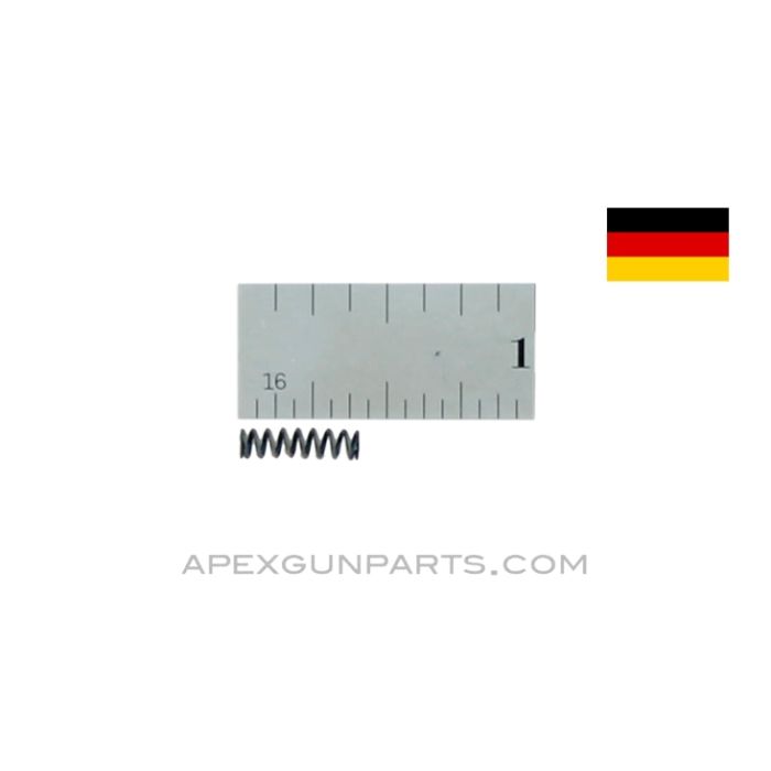 H&K MP5 Catch Bolt Spring, For Cocking Lever Support Tube, 9mm, *NEW* 