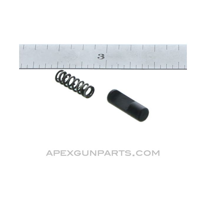 East German AKM Front Sight Base Detent Plunger and Spring Set, *Very Good*