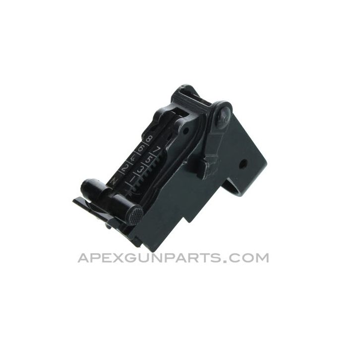 East German Rear Sight Block with Sight Leaf *Very Good*