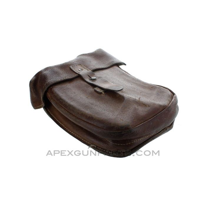VZ-58 Four Magazine Divided Pouch, Leather *Good* 