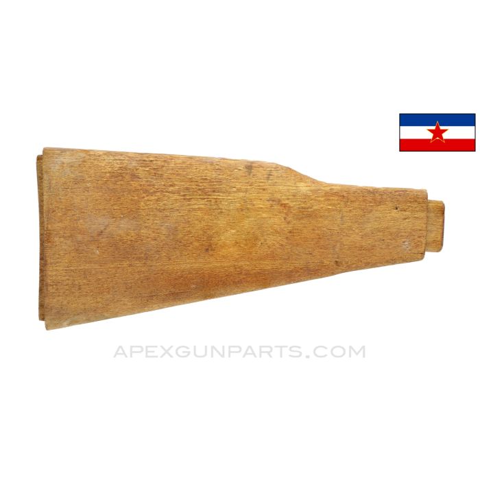 Yugoslavian M64 Buttstock Elm Wood, Water Stained, Unfinished *NOS*