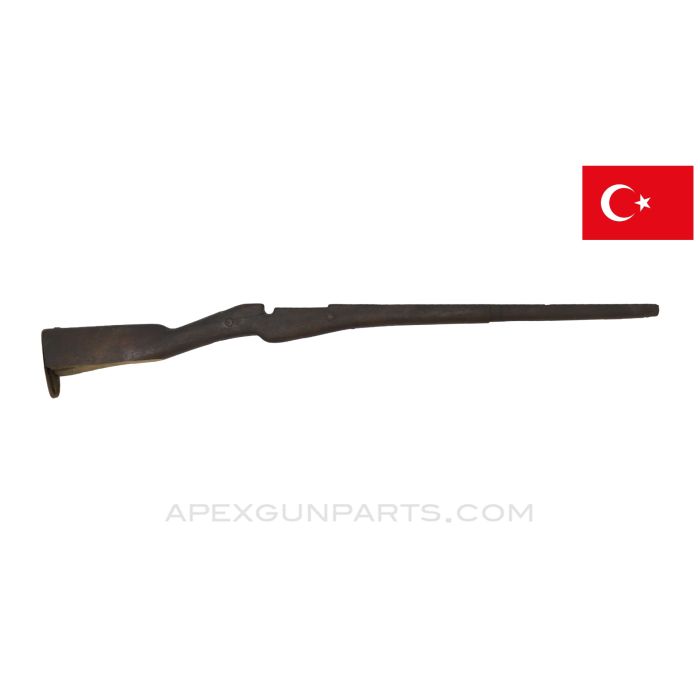 Turkish Berthier Mle 1907/15 Forestry Service Carbine Parts Stock, 41", for Metal Parts, Wood *As-Is*