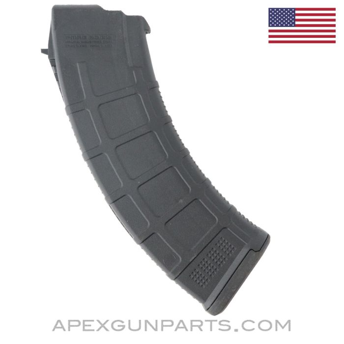 Magpul PMAG AK / AKM Magazine, 30rd, MOE, Black Polymer, 7.62x39, US Made 922(r) *NOS* 