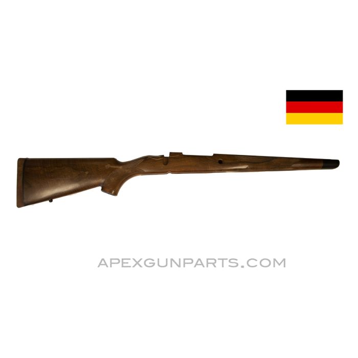 Mauser K98 Magnum Stock, Whitworth, Walnut w/Cheek Rest & Recoil Pad, w/ Trigger Guard cut *Very Good*