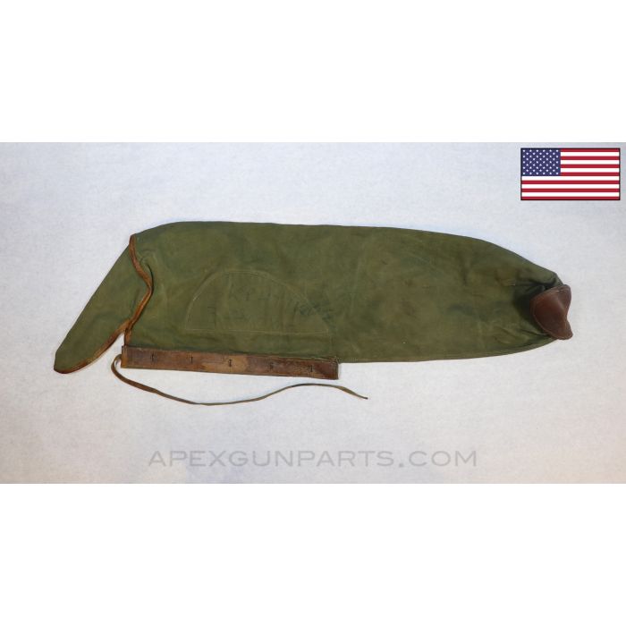 U.S. Bedroll Case, Canvas / Leather *Good*
