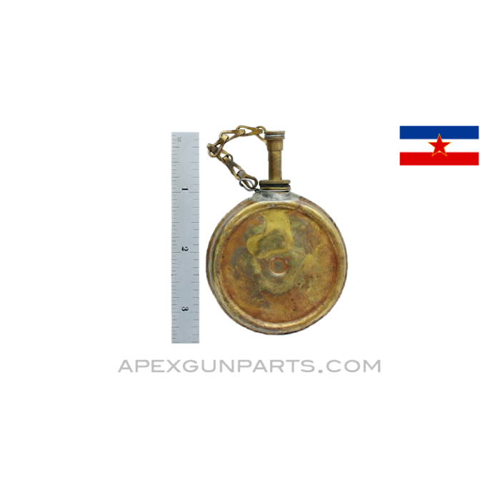 Yugoslavian AK-47/SKS Oil Bottle, Brass *Good*