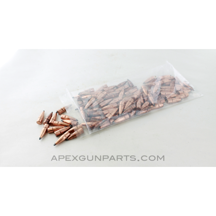 .303 British Soft Point Bullets, 150 Grain, .312" Diameter, Spitzer, Flat base, Bag of 100 *Unused* 