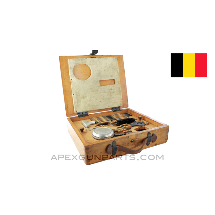 FN30 Browning (M1932) Spare Parts and Tool Box, Wood *Good* 