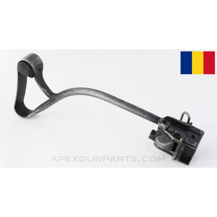 Romanian AKM Side Folding Stock, Push Button Type w/ Screws