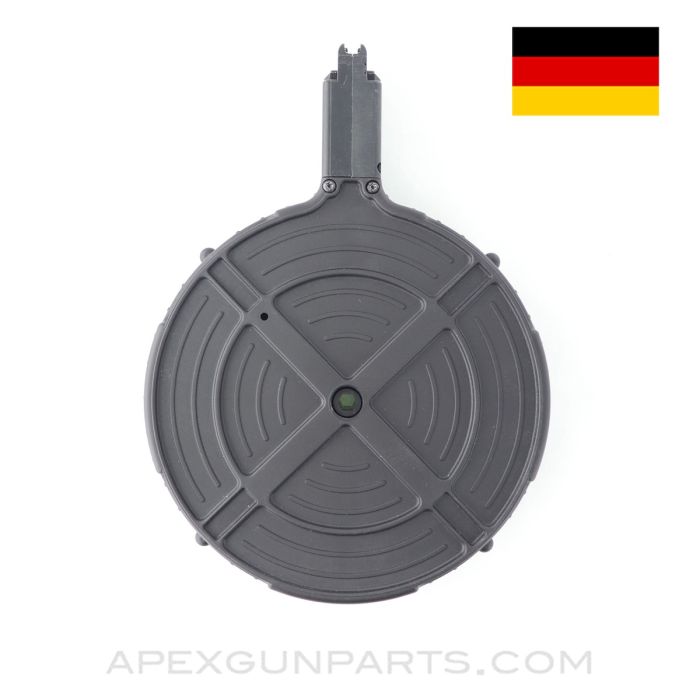 GSG-16 Drum Magazine Body, Missing Internals, 110rd, Black Polymer, .22 LR, *Shopworn / As-Is* 