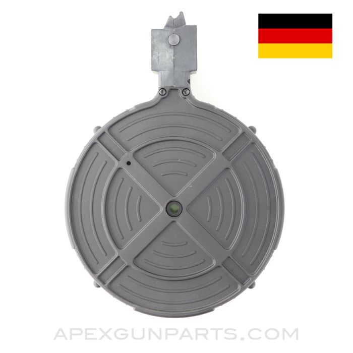 Ruger 10/22 Drum Magazine, Missing Screws & Disassembled, 110rd, Black Polymer, .22 LR, *Shopworn / As-Is*