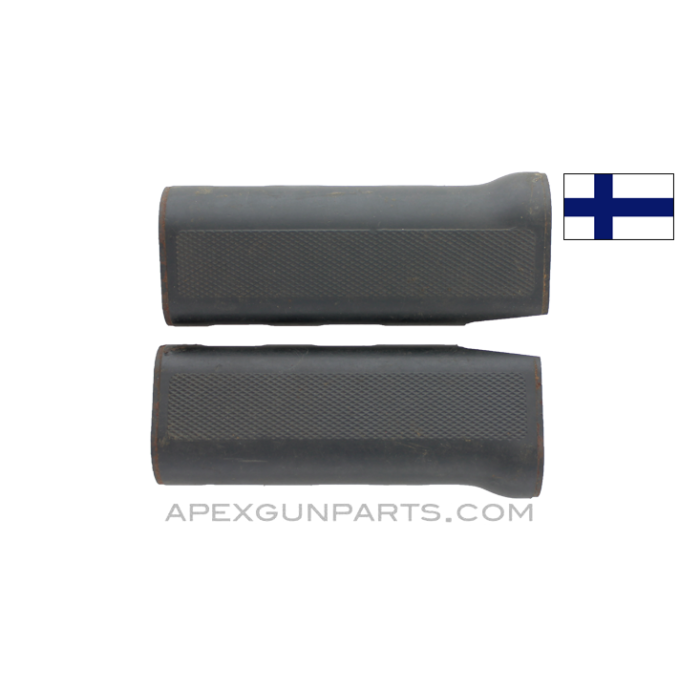 Finnish Valmet M71/78 Handguards, Black Polymer, *Good* 