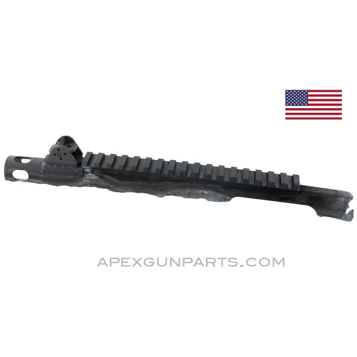 C308 / Cetme Model C Rear Sight Assembly, w/ Rail Section *Good* 