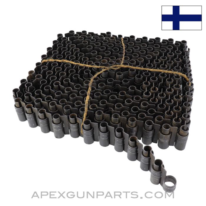 Finnish Maxim M1910 Ammo Belt, 200rd, Steel, 7.62x54r *Good*