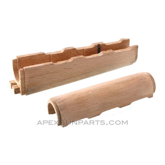 Yugoslavian M70 Handguard Set, Wood, Unfinished, NEW