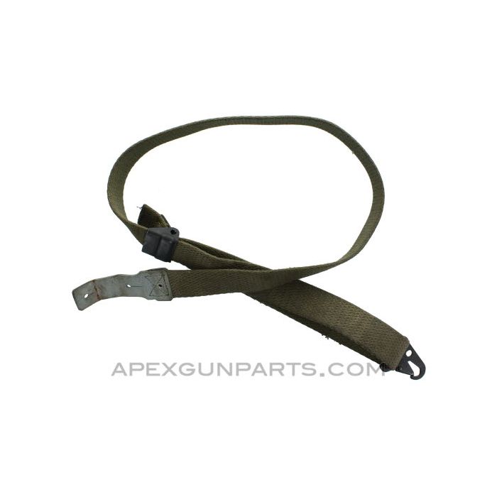 CETME Model C Sling, Canvas with Steel Hook, NO Button, *Good to Very Good* 