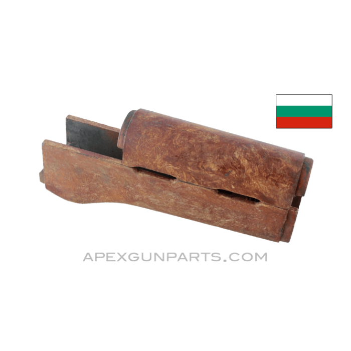 Bulgarian AK-47 Hand Guard Set, Bakelite, Sanded, *Good* 