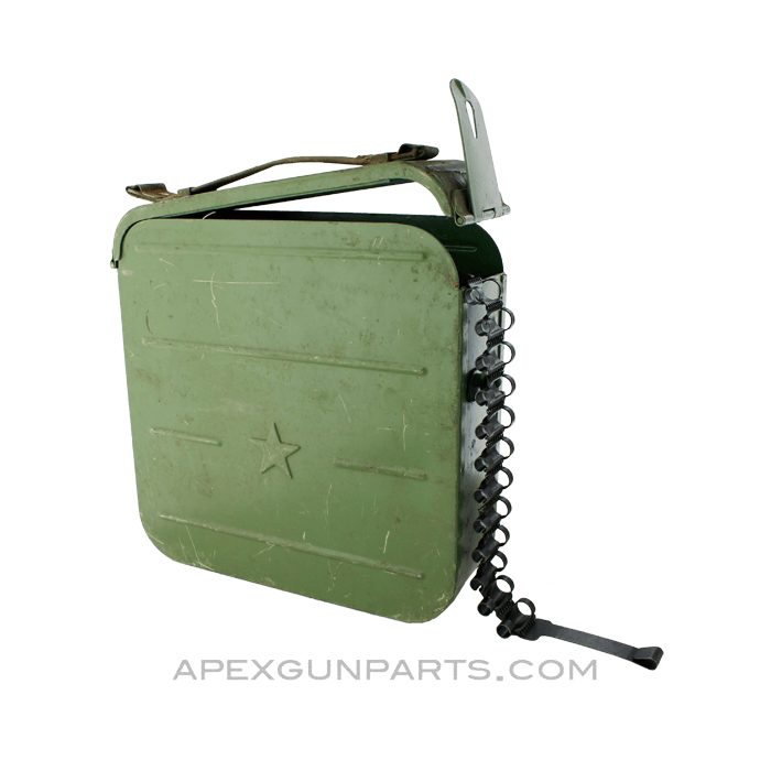 Chinese SG-43 Ammo Can With Yugoslavian M84 Links, Assorted, 7.62x54r, *Good* 
