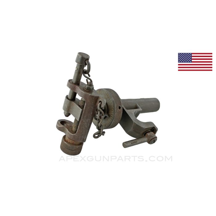 T&E Mechanism, Fits M3 Tripod and M2 .50 Browning, Early Pin *Good*